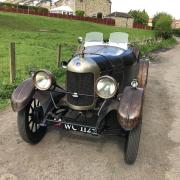 The 1926 Morris Cowley Bullnose Sports now that it has been restored ready to go back on the roads for the first time since the 1930s to the Hurworth Grange Classic Car Show on Sunday, May 12