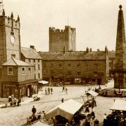 Richmond Market Place, with Holy Trinity on the left