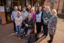 Volunteers and staff outside Age UK in Darlington