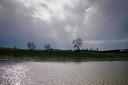 Flooded land near Sherburn village, Durham Picture: DAVID EVERETT