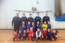 TOP TEAM: Bishop Auckland St Mary's Juniors Under-8 Kings with their trophies