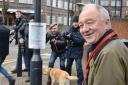 Ken Livingstone leaves his home in London in his Barbour jacket. Picture: John Stillwell/PA Wire