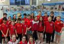Junior members of Middlesbrough Amateur Swimming Club after their triumph