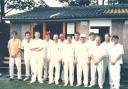 A Great Smeaton team that took on Darlington FC's footballers at cricket at the village ground in 1997. From the left: Andrew Barber, Michael Blench, Ray Simpson, James Thompson, Ian Dodsworth, Brian Dinning, John Lewis, Stuart Warsop, Malcolm