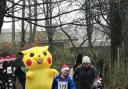Runners in the festive Bedale race