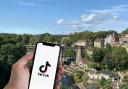 The iconic view of Knaresborough viaduct over the River Nidd features in a viral TikTok video