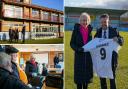 Nadinne Dorries visited Darlington FC on Thursday. Pictures: Department for Digital, Culture, Media & Sport.