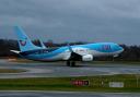 A TUI plane arriving Picture:  NORTHERN ECHO