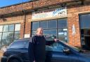 Garage owner Mick Handy has marked his 80th birthday