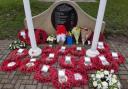 The memorial at the M62 Hartshead Services
