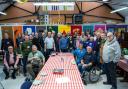 Rishi Sunak with members of Northallerton Men’s Shed