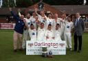 Kerridge Cup winners Barnard Castle celebrate their success – Picture: CHRIS BOOTH