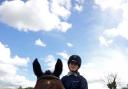 DRESSAGE: Laura Curson, who has qualified for national dressage championships, on her horse Ricky
