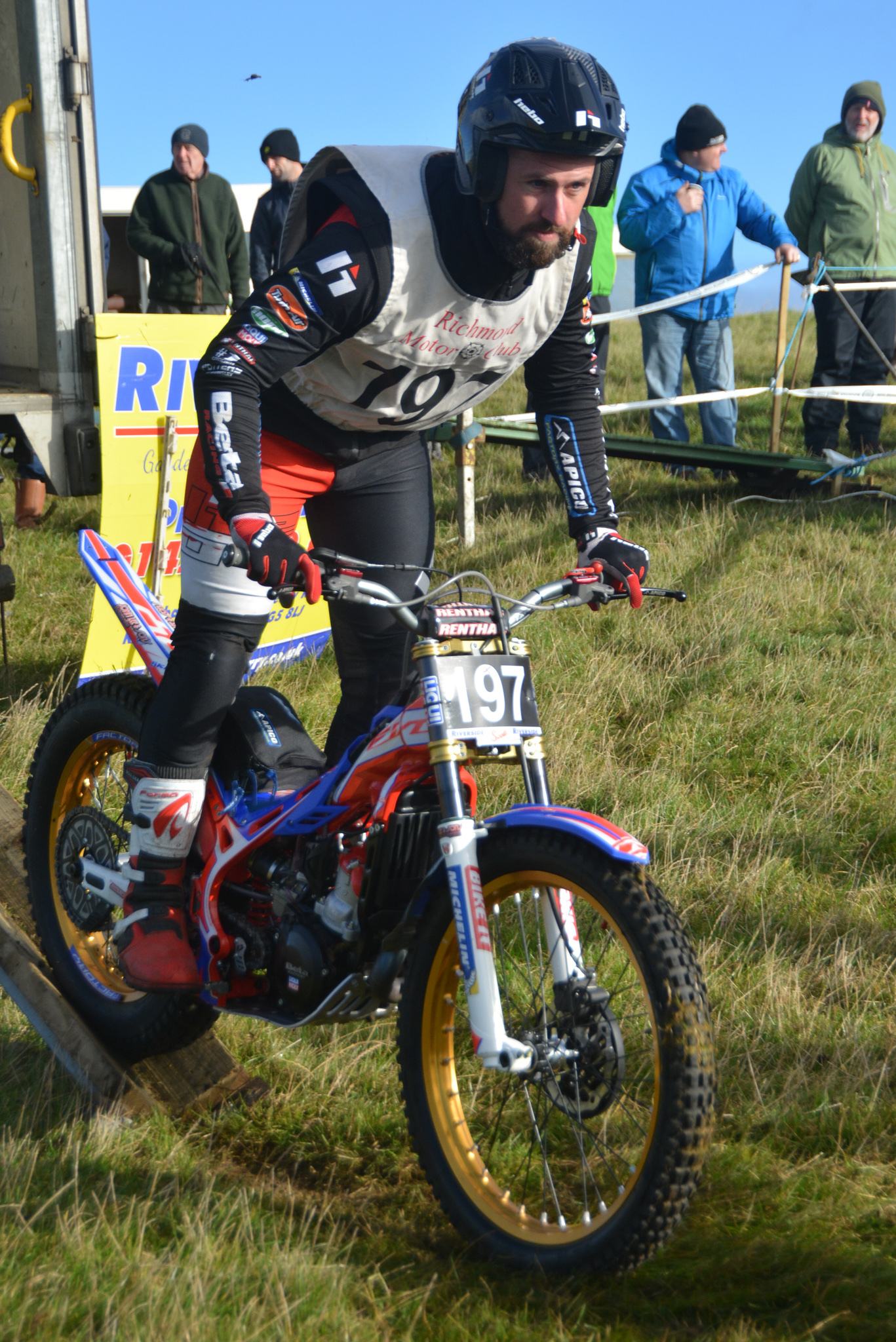 James Dabill, second place in the Scott Trial