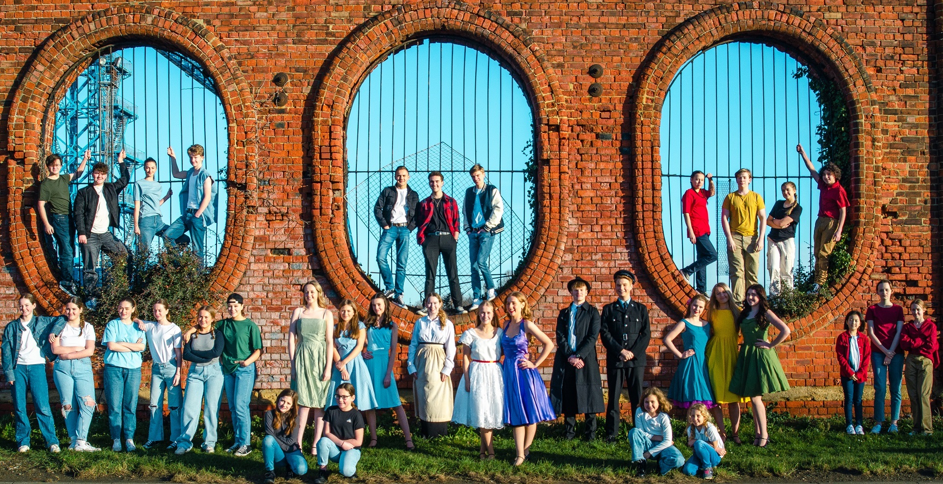 The full cast of Crash Bang Wallop Youth Theatres production of West Side Story