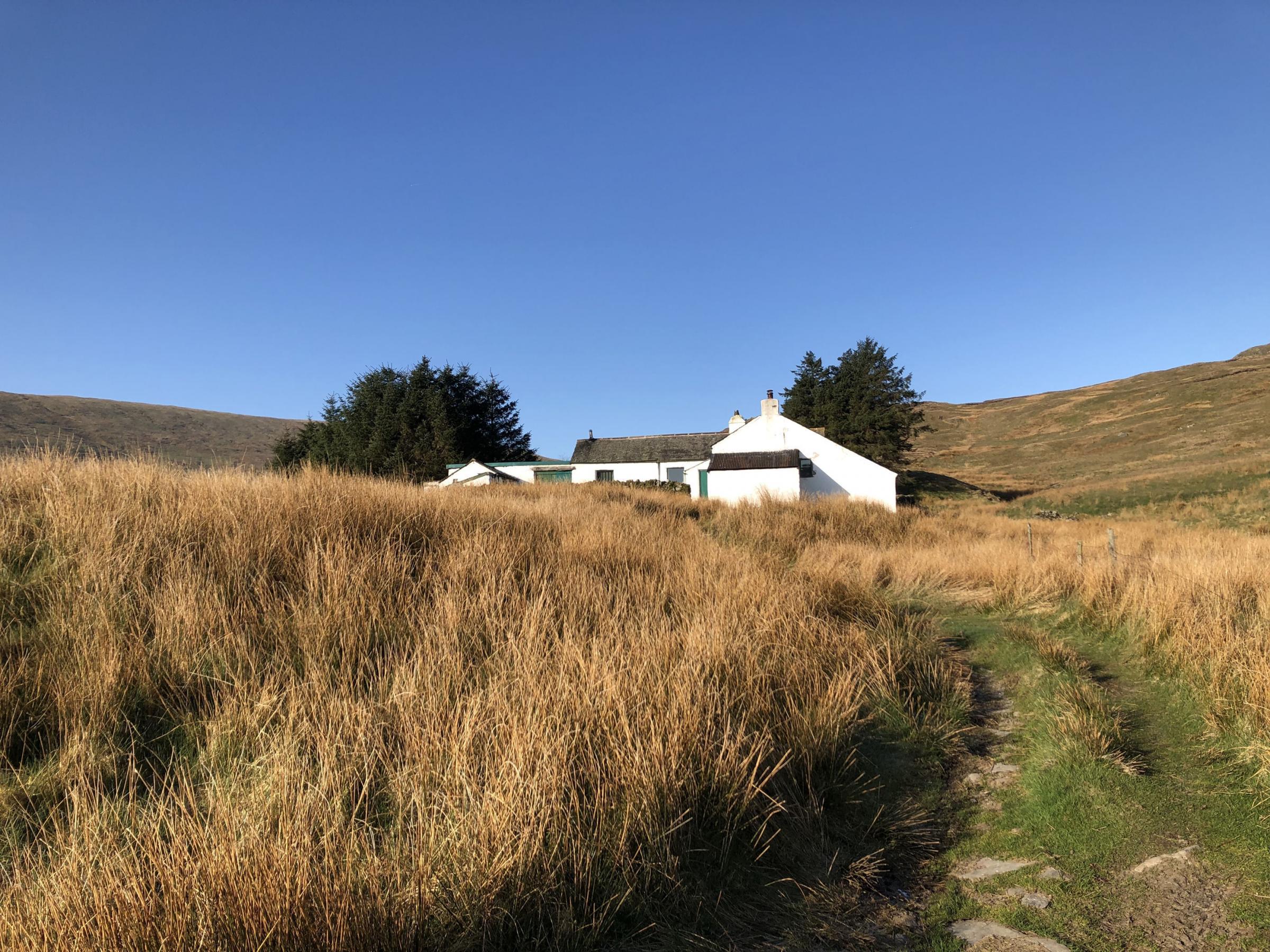 Mosedale Cottage bothy in the Lake District