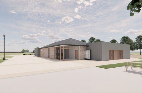 An image of what the Preston Park cafe might look like under new plans. Picture: Stockton Council.