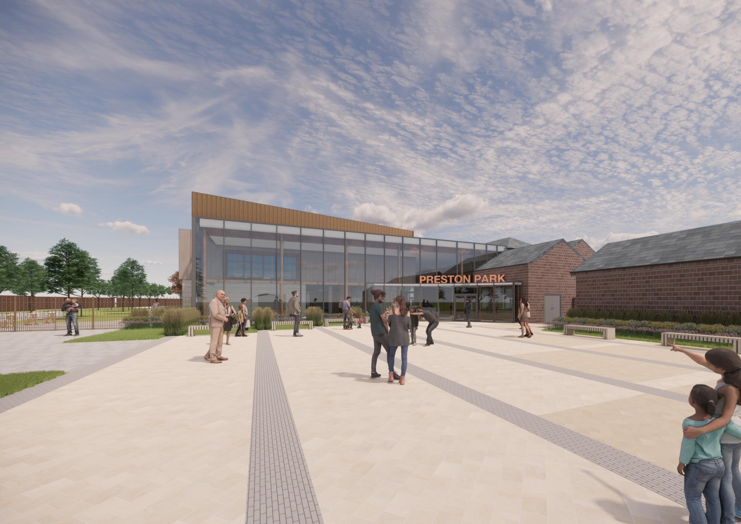 An image of what the new Preston Park extension might look like under new plans. Picture: Stockton Council.