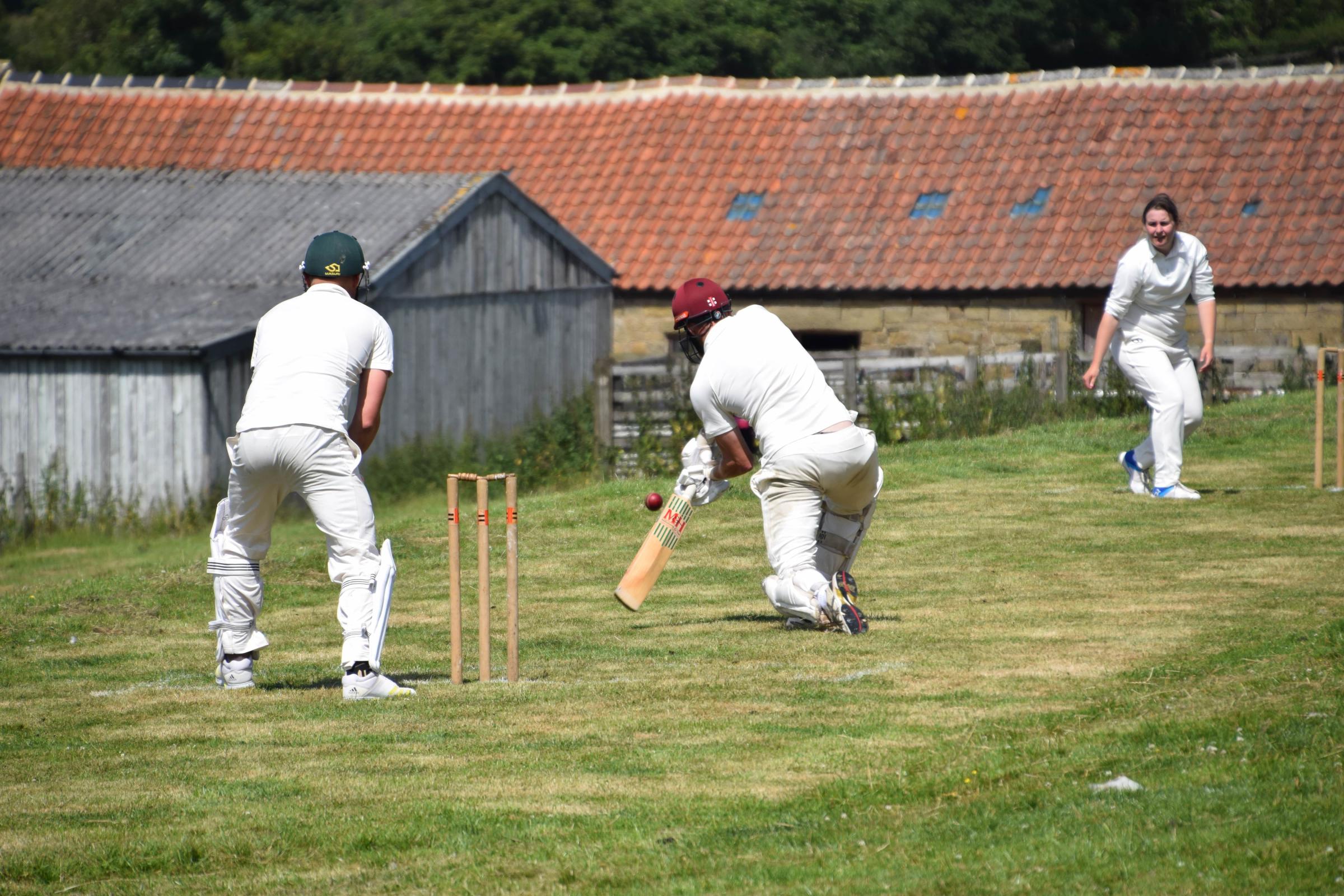 Thimbleby and Chop Gate contest the Hugill & Kirk trophy Picture: KATHERINE DODDS