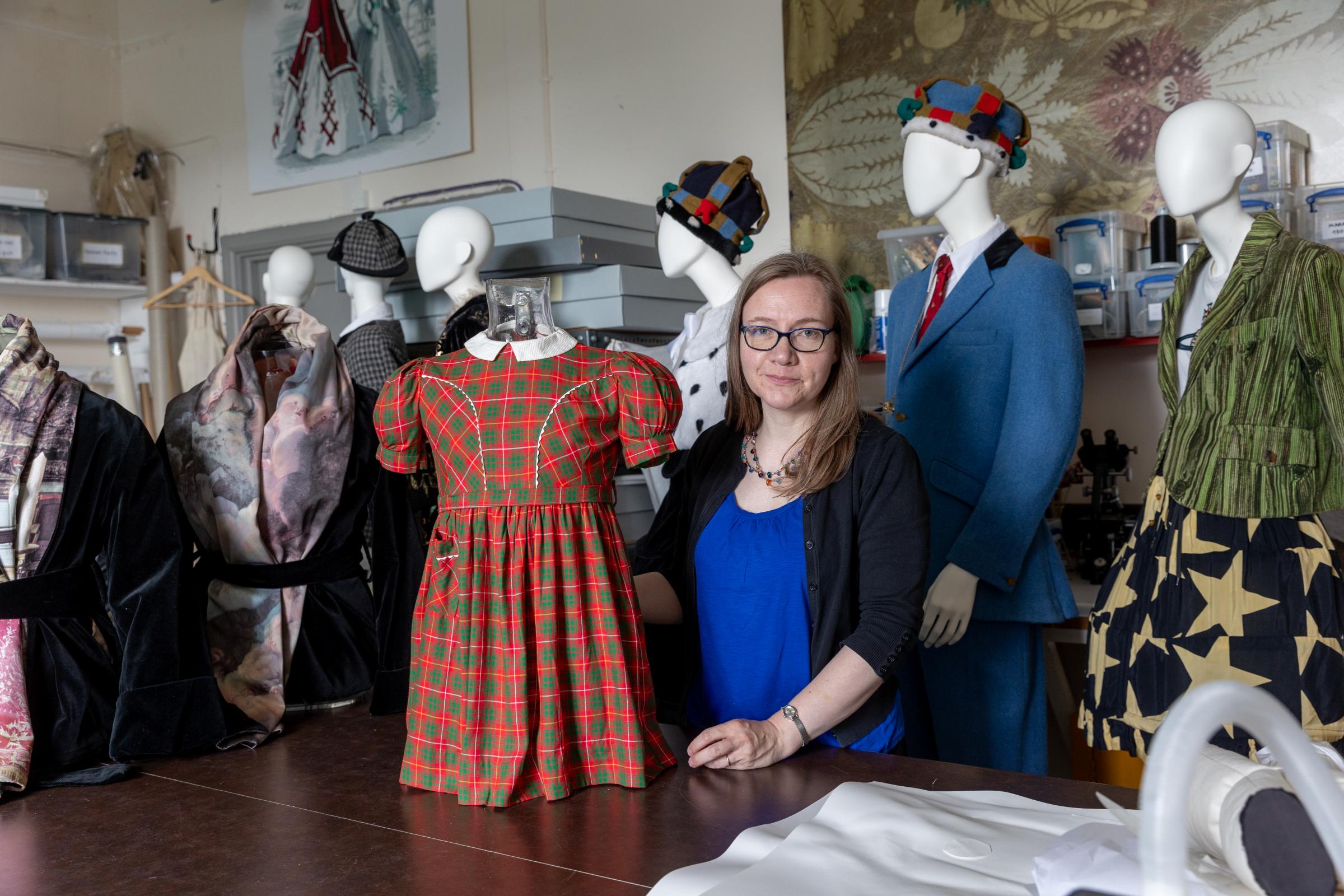 Rachel Whitworth Curator of Fashion & Textiles at Bowes Museum and Cecilia Oliver Textile Conservator starting to put together the Vivienne Westwood A Collectors Story exhibition in the Fashion & Textile Gallery in Bowes Museum Picture: SARAH