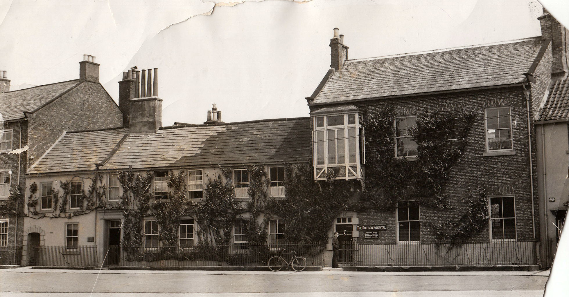 Rutson Hospital, Northallerton, 1931, when its vine was 100ft.