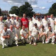 The All Stars line up for a previous Crakehall village match