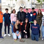 Members of North Yorkshire Youth Commission