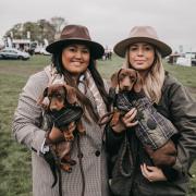 Zetland Point to Point at Witton Castle, pictured Nicole Gent with Ottie and  Olivia Gent with Opal Picture: SARAH CALDECOTT
