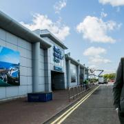 Tees Valley mayor Ben Houchen remained upbeat as he waved off passengers heading on their holidays despite the recent setback