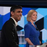 Liz Truss and Rishi Sunak will come up against each other in another hustings showdown in front of Conservative party members as the pair visit the region for the first time on their UK tour 
Picture: PA