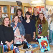 The authors’ group at Guisborough Bookshop on Saturday