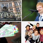 Concert tickets and some of the entertainment events targeted by the ticket touts