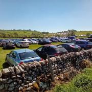 Fields in Malham have been turned over to car parks