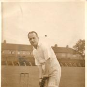 Jack Acres at the RA wicket at Brinkburn Road, Darlington