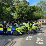 North Yorkshire police taking part in a road safety operation in May