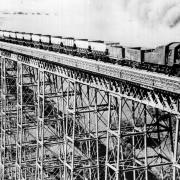 The Belah Viaduct was 1,040ft long, 196ft high, and 