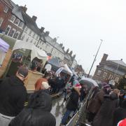 Crowds brave the rain at Northallerton Christmas Event