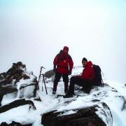 David and Graeme preparing for Everest