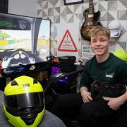 Teen racing driver Will Crewdson