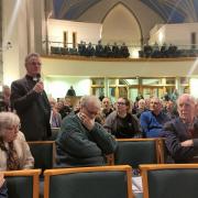 The parish meeting in Ripon on Monday evening