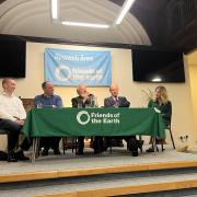 The North East Mayoral candidates speaking at the Friends of the Earth hustings event in Alnwick Picture: JAMES ROBINSON
