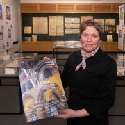North Yorkshire Council’s conservation and digitisation manager, Rachel Greenwood, in the County Record Office preparing for the annual Archives at Dusk event