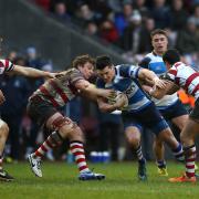 Peter Homan, seen in action against Rosslyn Park earlier this season, scored Mowden Park's only try in last Saturday's 27-10 defeat at Coventry – Picture: CHRIS BOOTH