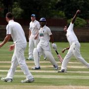 Shani Dissanayake, pictured here bowling for Richmond against Seaton Carew in 2014, will take over as captain of his new club Guisborough this weekend