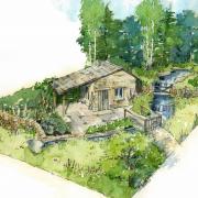An artist's impression of the Welcome to Yorkshire garden