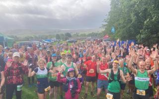 Runners at the 2023 DalesRunner20 event in Reeth