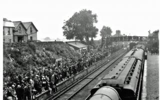 A fabulous picture taken by Henry Casserley at Leyburn as the eclipse excursionists await their trains home. Picture courtesy of the JW Armstrong Trust and Sam Woods