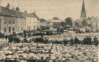 Masham Fair from about 1900, as printed in the D&S of 50 years ago