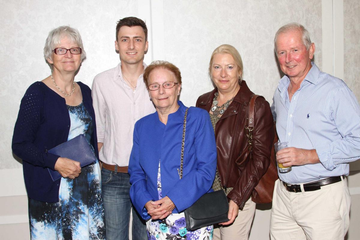 Margaret Williams, Andrew Robinson, Jean Peacock, Wilma Campbell and
John Campbell