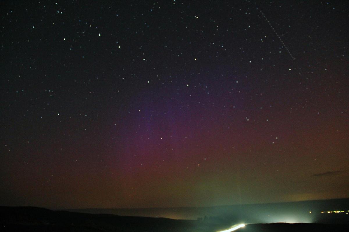 Andrew Gaines took this photograph of the Wensleydale night sky with the aurora borealis showing at 10.30pm on Monday, September 7. He was on Melmerby Moor at the cattle grid at the foot of Penhill looking north towards Preston-under-Scar